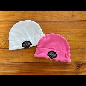 Harley Davidson Girl Newborn Hats